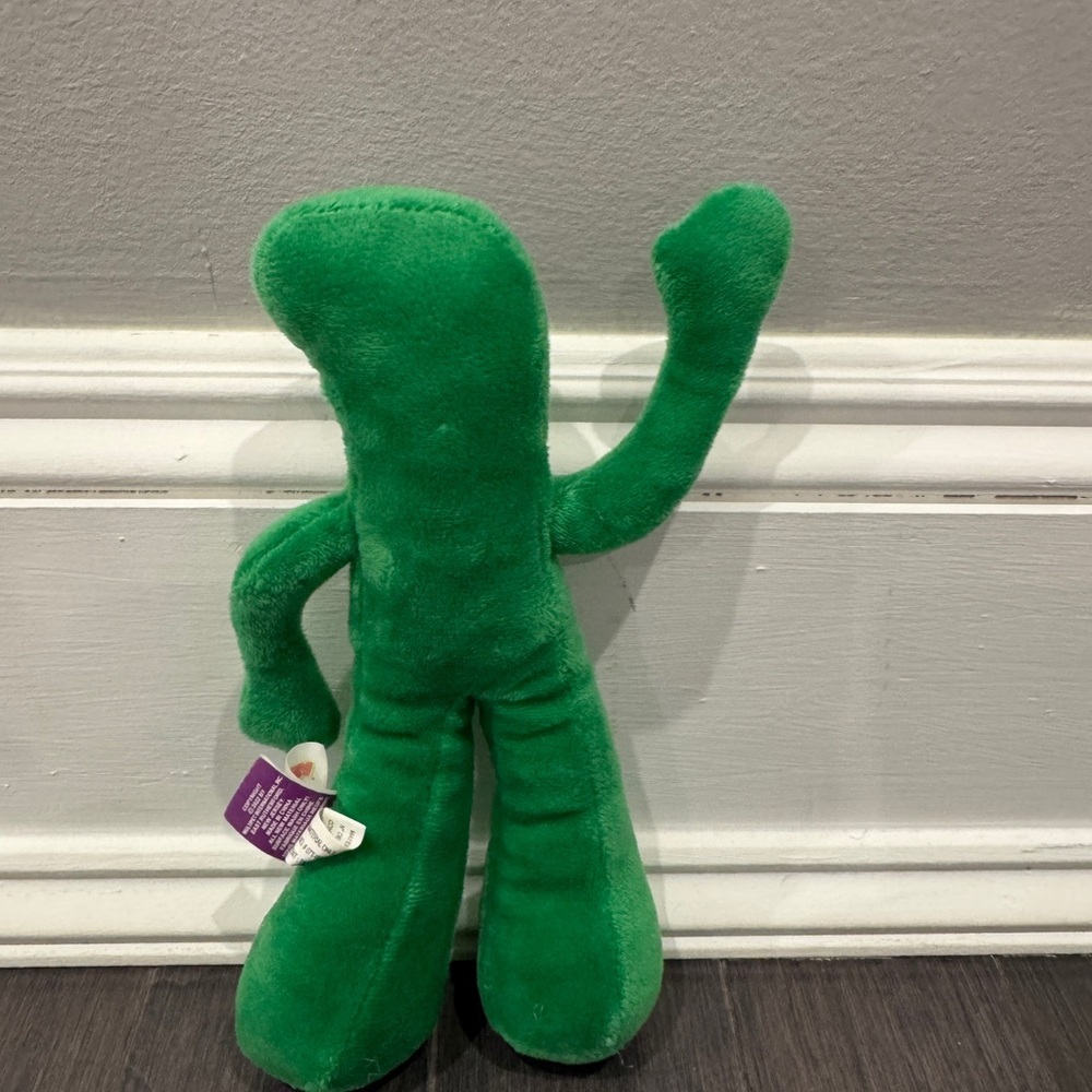 Gumby Green Plush Dog Pet Toy - Picture 4 of 5